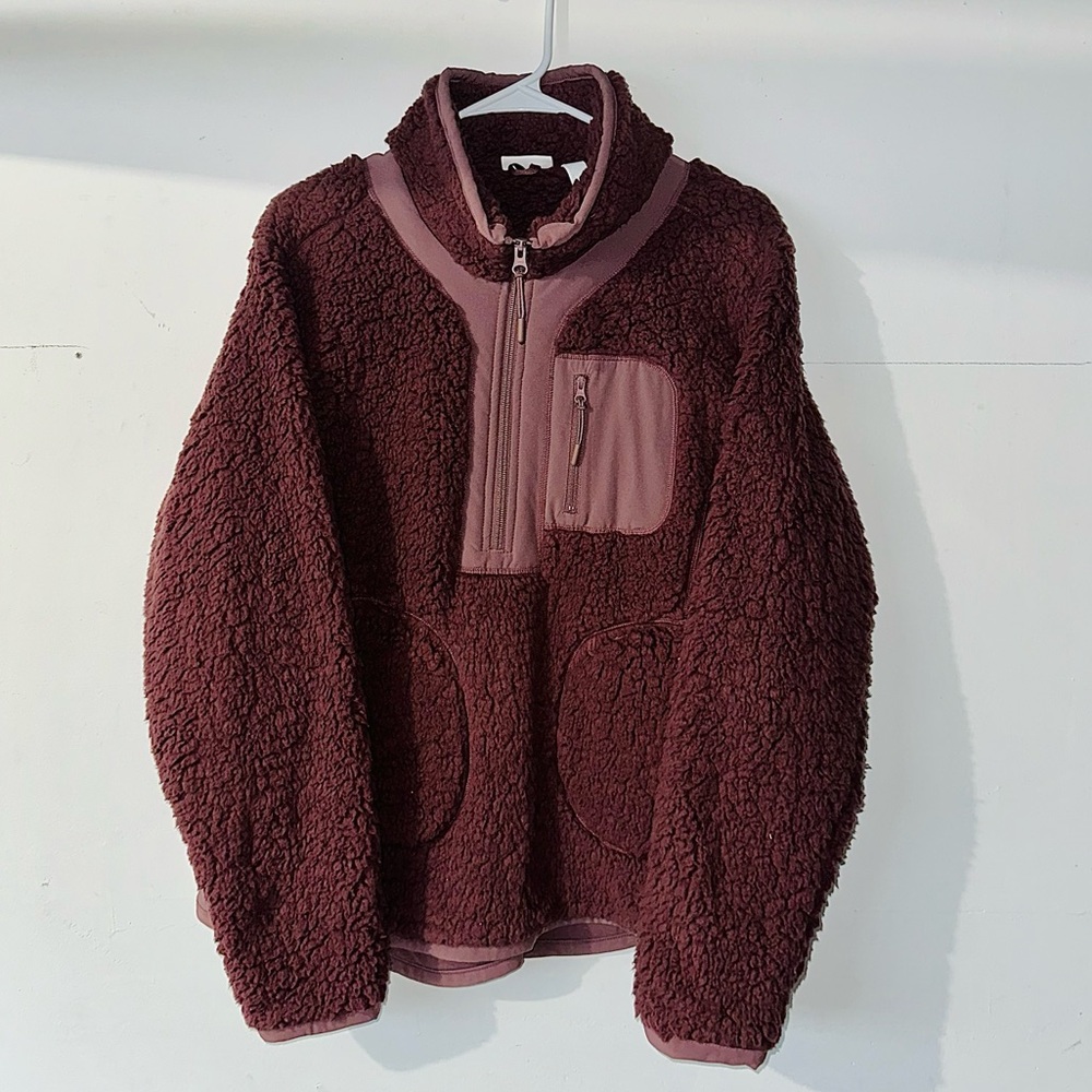 Sherpa Fleece Pullover